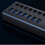 Philips 10 USB 3.0 HUB 48w 10 Ports Powered High Speed Splitter Extender Cable