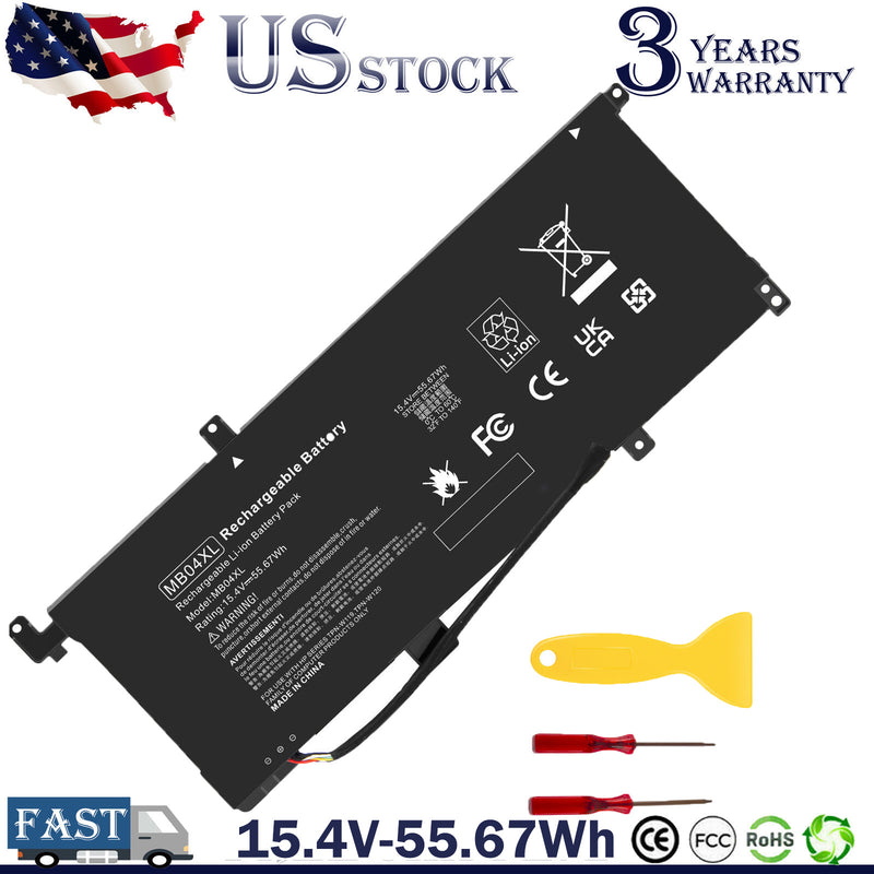 Mb04Xl Battery For Hp Envy X360 M6-Aq005Dx 15 Convertible Pc 843538-541 55.67Wh