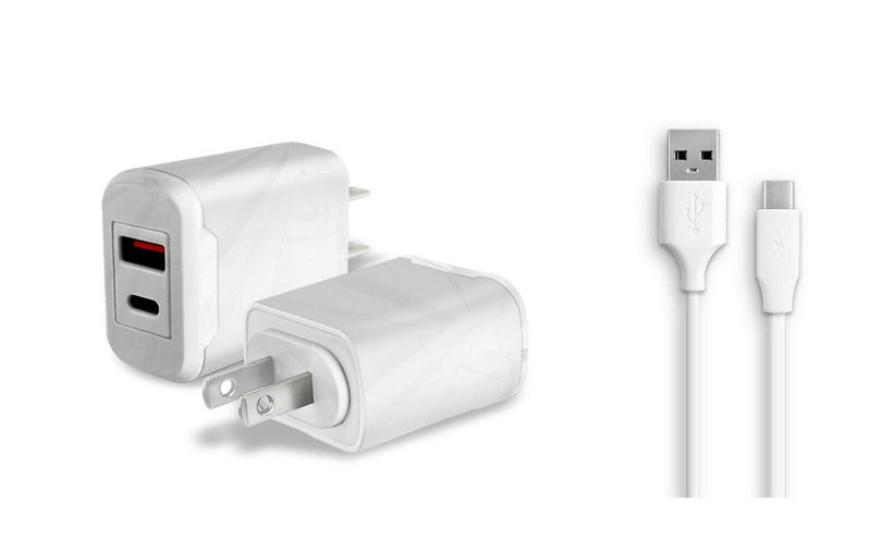 18W Wall Home Ac Charger+Usb Cord For Apple Ipad Air (4Th Generation) (2020)