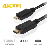 For Ipad Pro 2018 12.9'(Gen3), Ipad Pro 11, 6Ft Usb C To Hdmi Cable [4K@60Hz]