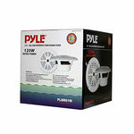 Pair PLMR61W 6.5" 120W Dual Cone Marine Powersport Audio Sport Speakers (White)