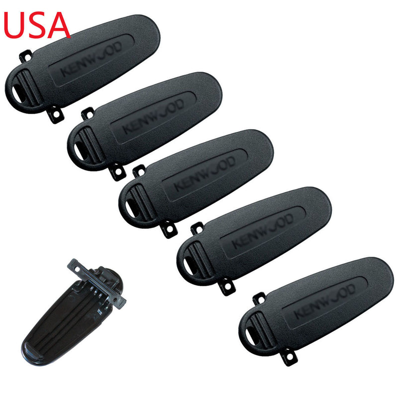 5X Kbh12 Belt Clip For Kenwood Nx220 Nx320 Portable Radio