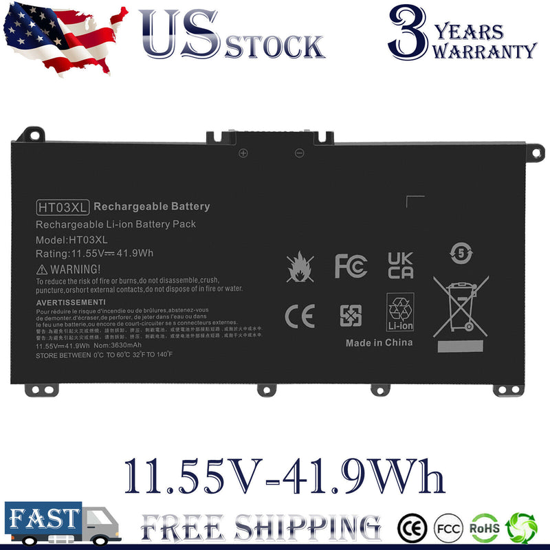 Battery For Hp Pavilion 15-Cs1039Tx 15-Cs0073Cl 15-Da0032Wm 15-Cs0057Od Tpn-Q207