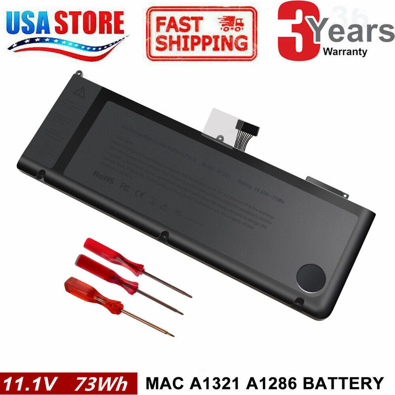 A1321 Battery For Apple Macbook Pro 15" 15.4" A1286 2009 - 2010 Mc118Ll/A