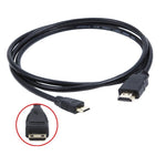 Mini Hdmi A/V Tv Video Cable Cord For Sony Bloggie Mhs-Cm5/V Hdr-Sr5 E Camcorder