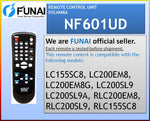 NEW SYLVANIA EMERSON REMOTE NF601UD LC155SC8 LC200EM8 LC200EM8G LC200SL9