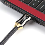 Pro 4K High Speed Hdmi Cable With Ethernet 4X The Clarity Of 1080P, Shielded