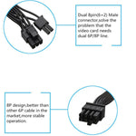 Pci-E 8 Pin To Dual 8 (6+2) Pin Cable For Corsair Ax Series Modular Power Supply