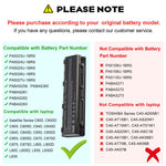 Laptop Battery For Toshiba Satellite Pa5026U-1Brs Pa5025U-1Brs Pa5024U-1Brs