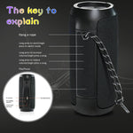 Black Rechargeable Super Bass Us Stock Portable Bluetooth Usb Wireless Speaker