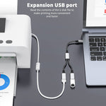 Usb C Splitter Type C To Dual Usb A Female Adapter Type C To Dual Usb