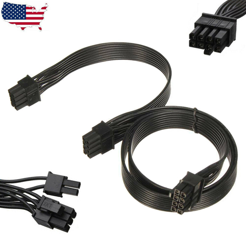 Pci-E 8 Pin To Dual 8 (6+2) Pin Cable For Corsair Ax Series Modular Power Supply