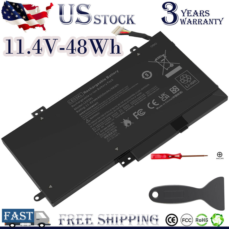 Le03Xl Battery For Hp Pavilion X360 13-S192Nr 13-S120Ds 796356-005 Hstnn-Ub6O