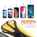 Silicone Detachable 360 Cell Phone Mount Holder For Bicycle Motorcycle Mtb Bike