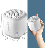 Philips Small Bluetooth Speaker - Portable & Waterproof with Good Sound