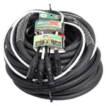 Prox 75Ft Balanced Dual Xlr-M To Dual Xlr-F Audio Cable Idjnow