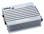 Pyle In-Dash Marine Stereo, 4x 4" Speakers, 400 Watt Amp, Antenna, Radio Cover