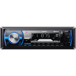 Pyle PLMRB29B 1 DIN USB Bluetooth Stereo Receiver with 2x Enrock 4" 30W Speakers