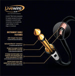 Livewire Elite 12g Speaker Cable 1/4" to 1/4" 25 ft. Black