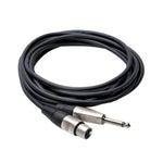 Hosa 5' Rean Xlr3 Female To 1/4' Ts Pro Unbalanced Interconnect Cable