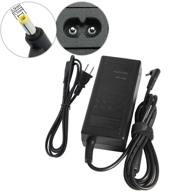 Laptop Charger Power Supply For Packard Bell Easynote Te11Bz Te11Hc Te69Kb