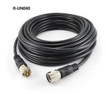 40Ft Rg8X Coax Uhf (Pl259) To N-Type M/M Antenna Cable - R-Un040