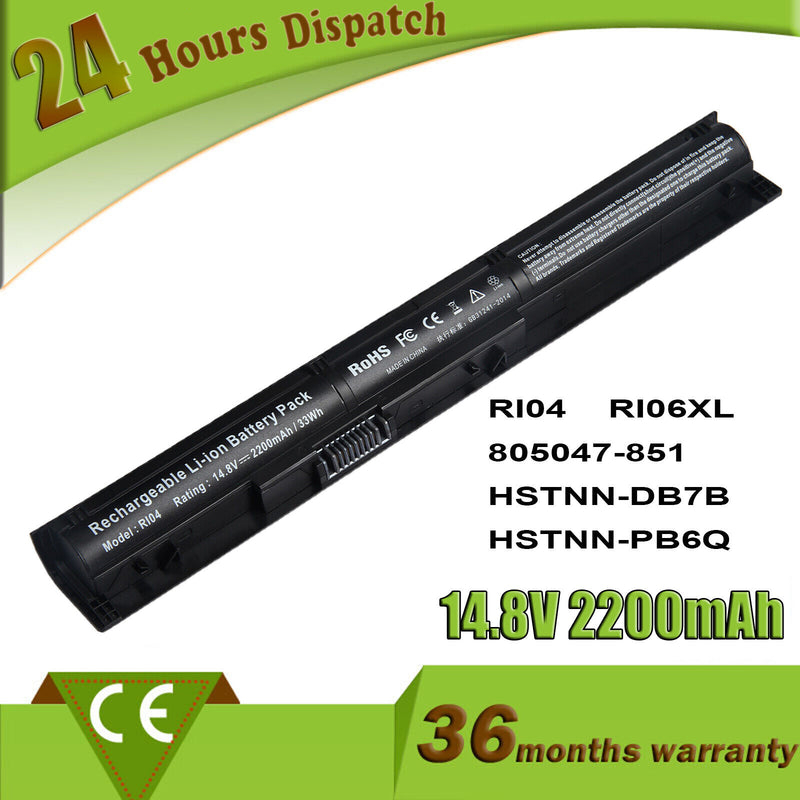 Ri04 R104 Battery For Hp 805294-001 Probook 450 G3 455 G3 805047-851 Hstnn-Pb6Q