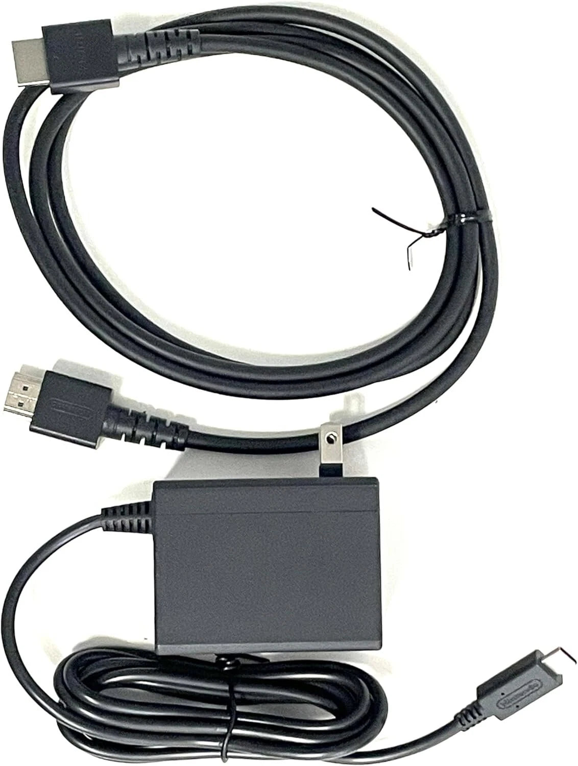 Black Original AC Power Adapter Charger With Cable For Nintendo Switch (US Plug) Interface Type-C