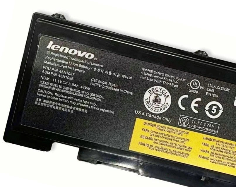 Genuine Lenovo ThinkPad T430si T420s 45N1143 45N1038 Battery 11.1v 3.9Ah 44WH Li-ion 81