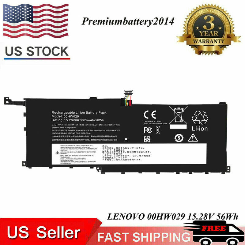 Laptop Battery For Lenovo Thinkpad X1 Carbon 4Th Gen Yoga 00Hw028 00Hw029