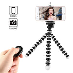 Vlogging Camera Tripod Selfie Stick Bluetooth W/ Remote For Iphone Galaxy Gopro