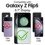 Samsung Galaxy Z Flip5 Dual Layer Slim Style Heavy Duty Shockproof Case Cover