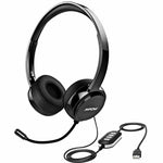 Mpow 071 USB Headset/3.5mm Computer Business Headphones w/Mic Noise Cancelling