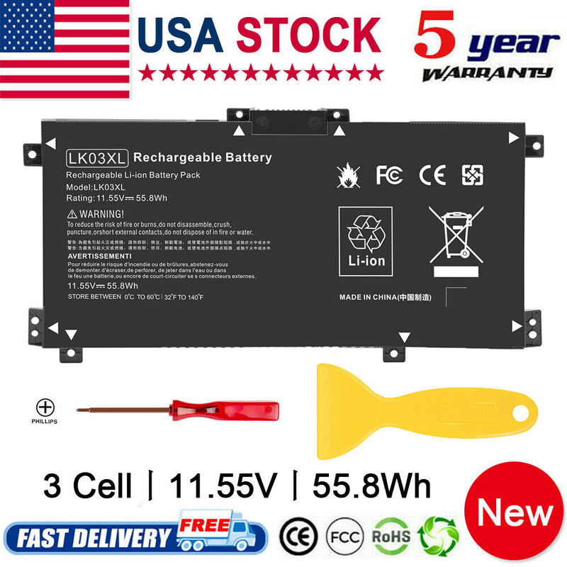 916368-421 Lk03Xl Battery For Hp Envy 17-Ae1Xx 17-Ae002Nf 15-Cr0087Cl