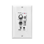 Pyle Bluetooth Receiver Wall Mount in-Wall Audio Control with Built-in Amplifier