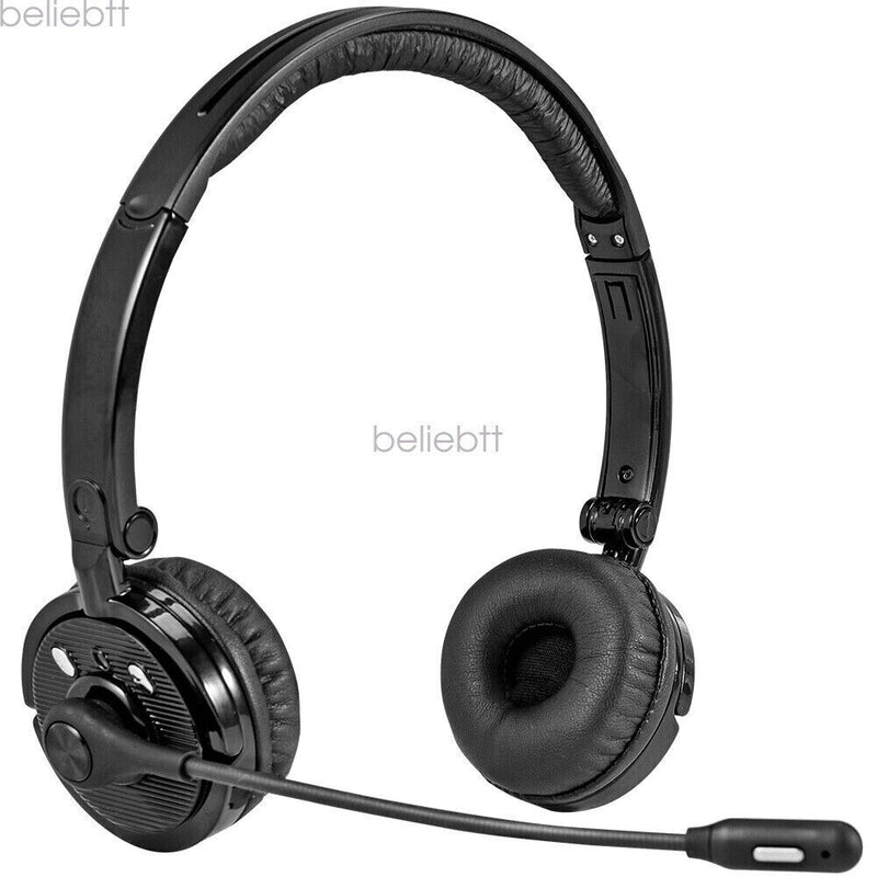 Wireless Bluetooth 5 CSR Headset Noise-Canceling Headphone for Trucker Drivers