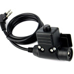 Z-Tactical U94 Headset Cable Adapter & Ptt For Hytera Hyt 2-Pin Ham Radio