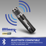 Ultimaxx Wireless Lavalier Microphone Bluetooth for iPhone Android iPad Vlogging