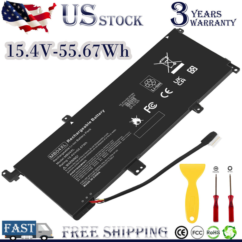 Mb04Xl Battery For Hp Envy X360 M6-Aq105Dx M6-Aq003Dx M6-Aq103Dx M6-Ar004Dx