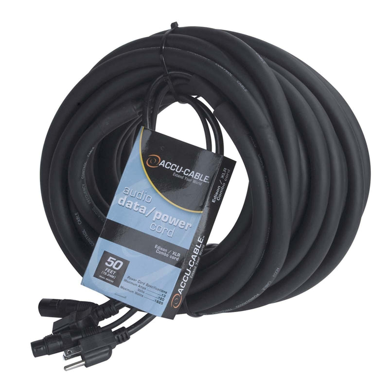 American Audio 50Ft Xlr/Iec Combo Cable