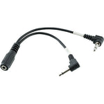 Hosa - YMM-492 - 3.5 mm TRSF to Dual Right-Angle 3.5 mm TS Air Travel Headphone