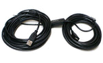 USB 2.0 480Mbp Active Repeater Extension A Male to A Female Cable (50ft)