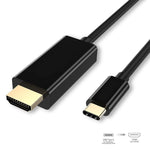 Usb Type C (Thunderbolt 3) To Hdmi 4K Uhd 6 Feet Cable Benfei Usb 3.1 (Usb-C)