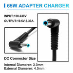 65W Ac Adapter Charger For Hp Elitebook Laptop 850 840 830 G5/G3 745 725 755 G3