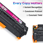 5Pk High Yield Toner Cf380X 312X Black Color Set For Hp Laserjet M476 M476Dw Mfp