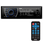 Pyle In Dash Marine MP3 USB SD Media Receiver, 6.5" Pair Speakers, Cover