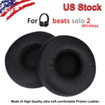 Original Replacement Ear Pads Cushions For Beats By Dre Solo 2 3 Wireless Black