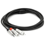 Hosa - HMR-010Y - 3.5 mm TRS to Dual RCA Pro Stereo Breakout Cable - 10 ft.