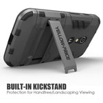 Tough Hybrid Protection Defender Kick-Stand Case Cover For Motorola Moto G2