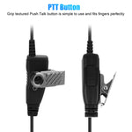 Walkie Talkies PTT Mic Swivel Earpiece for Motorola Radio CLS1110 CLS1410 CT450